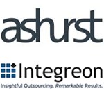 Ashurst and Integreon logo